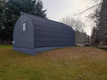 Exterior of the Glamping Deluxe Pod