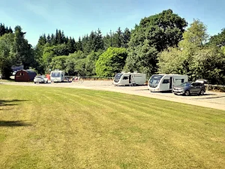 The old caravan site