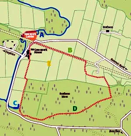 Nature trail map