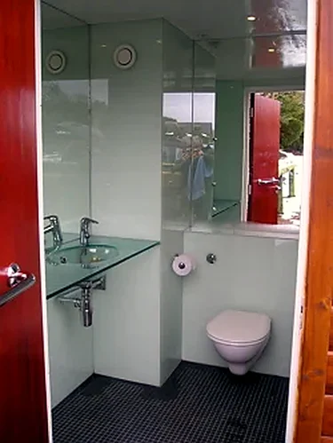 Toilet and shower facilities for the caravan site