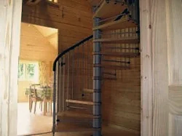 Pine Lodge West spiral staircase